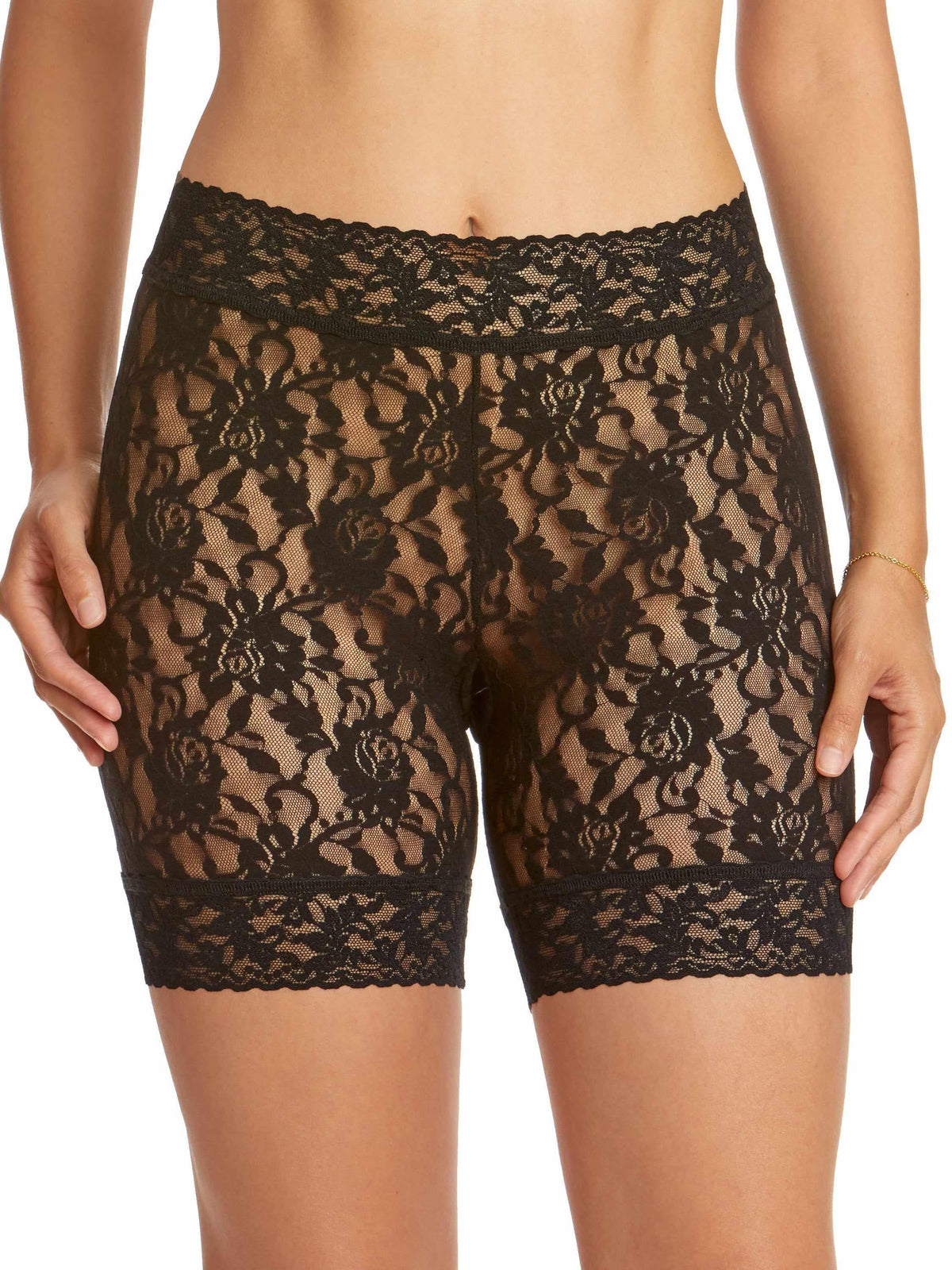 Hanky Panky Signature Lace® Bike Short Black