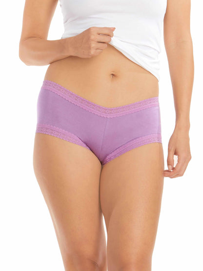 Hanky Panky DreamEase™ Boyshort Berry Pie Purple