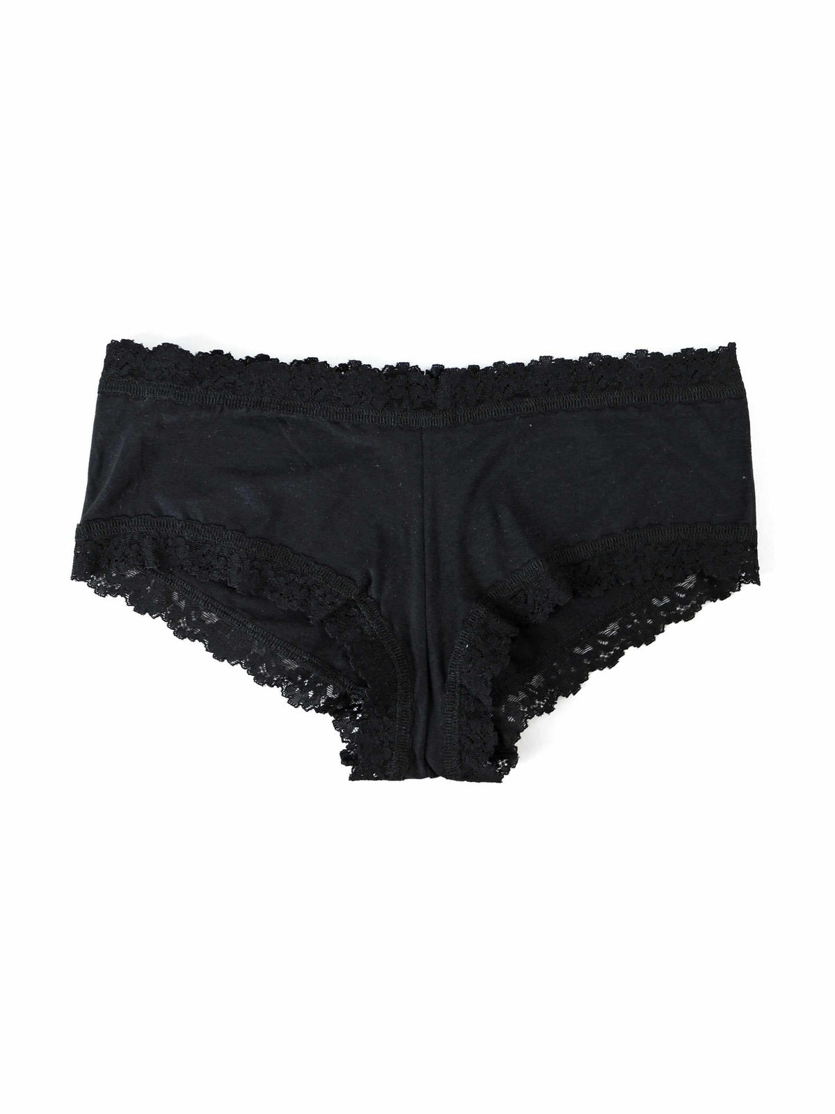 Hanky Panky Supima® Cotton Boyshort Black