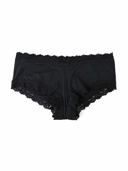 Hanky Panky Supima® Cotton Boyshort Black