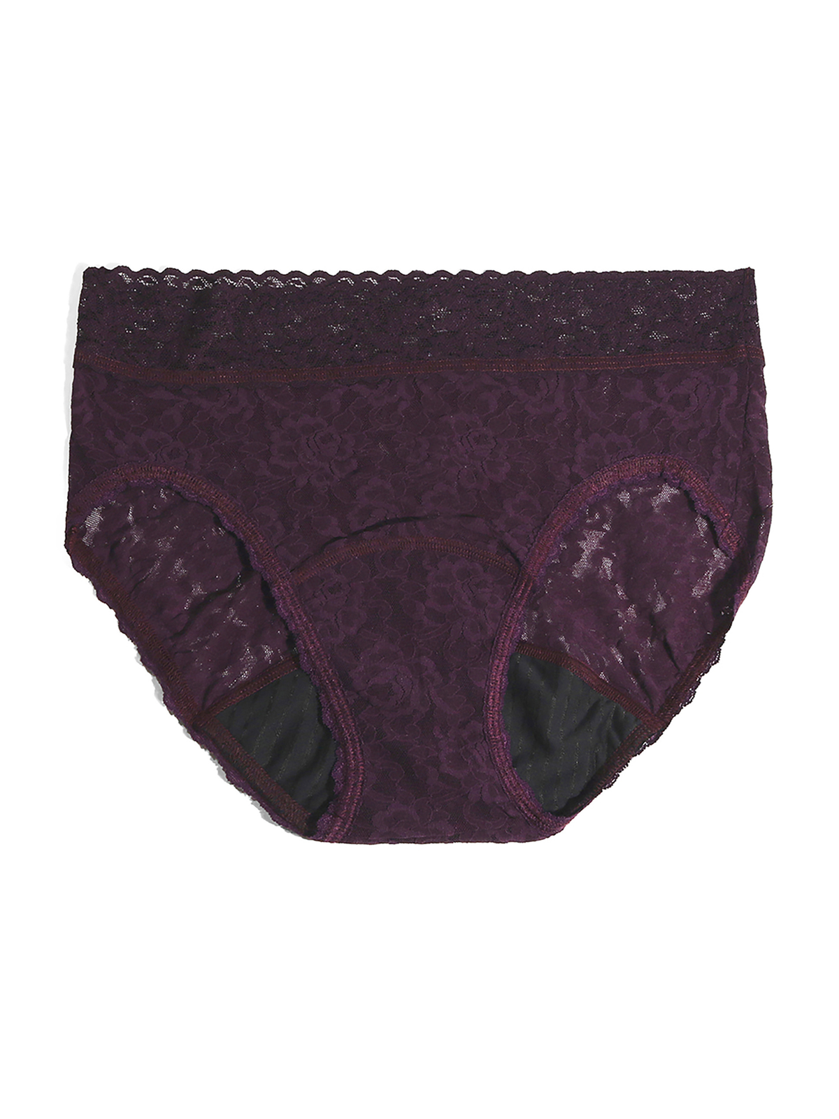 Hanky Panky Signature Lace® Leakproof French Brief Plum Purple
