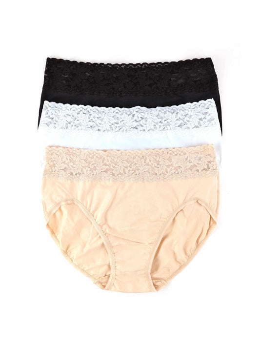 Hanky Panky 3 Pack Supima® Cotton French Brief
