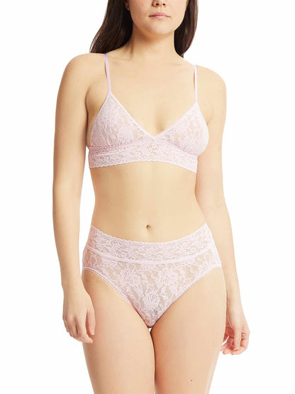 Hanky Panky Signature Lace® Padded Triangle Bralette Bliss Pink