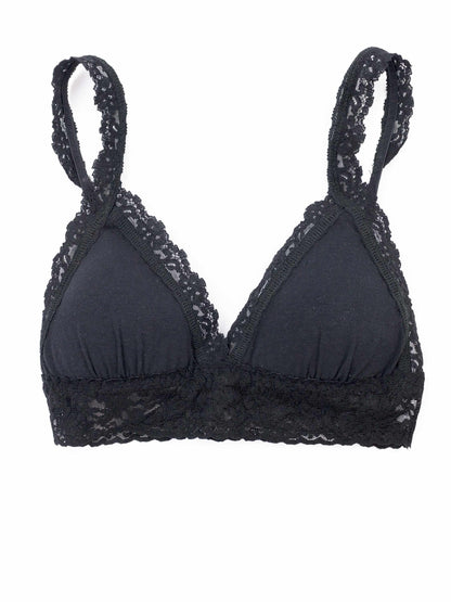 Hanky Panky Supima® Cotton Padded Bralette Black