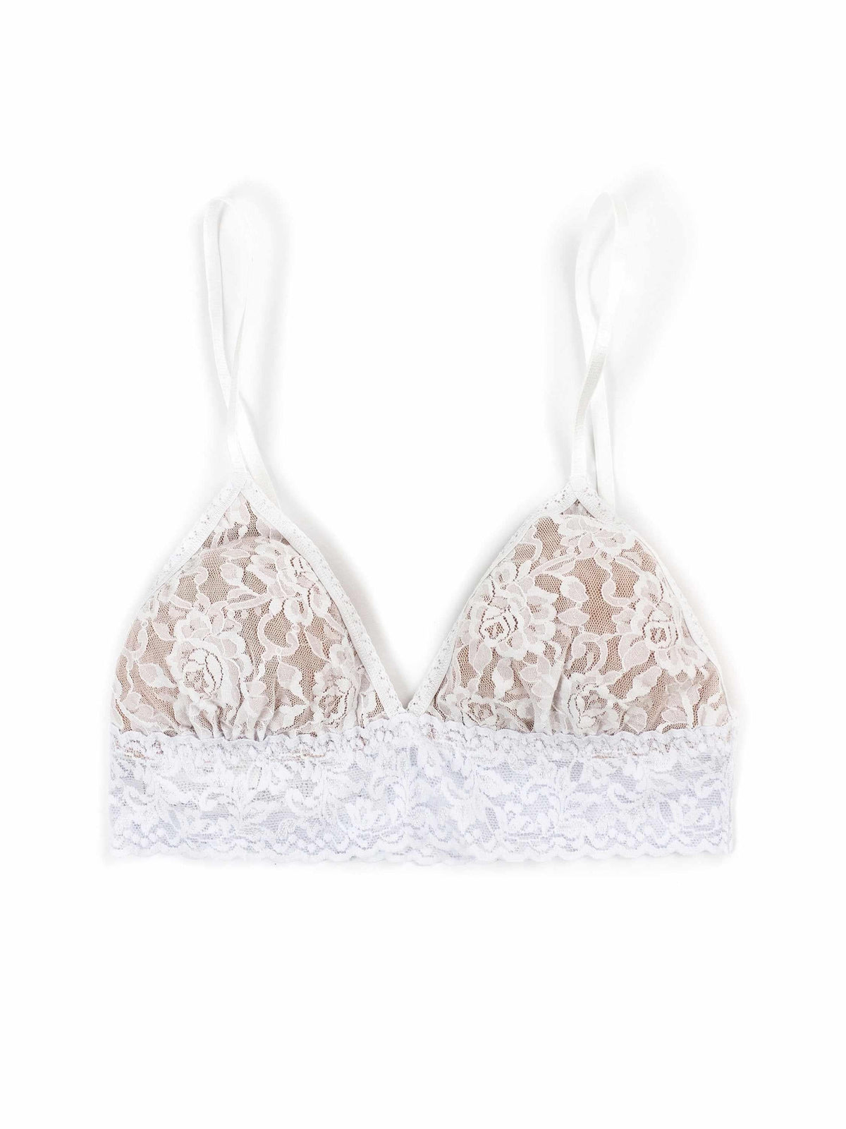 Hanky Panky Signature Lace® Padded Triangle Bralette White