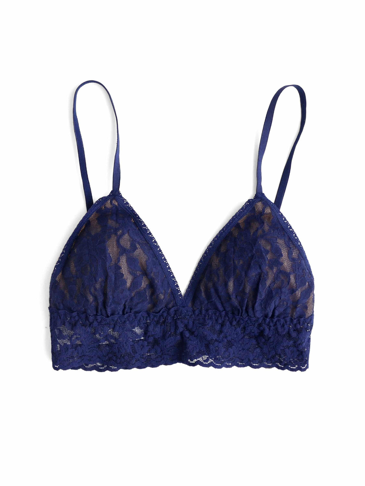 Hanky Panky Signature Lace® Padded Triangle Bralette Navy