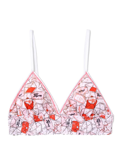 Hanky Panky Printed Signature Lace® Padded Triangle Bralette With Lov