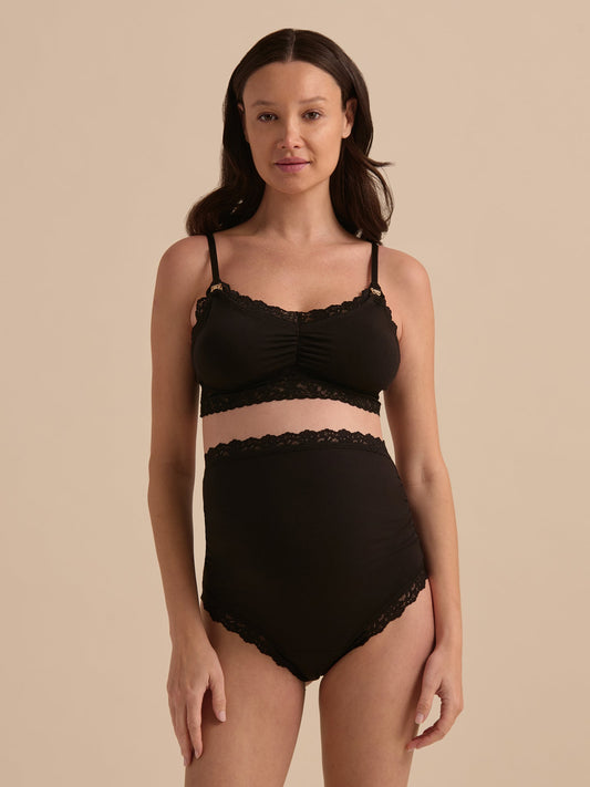 Hanky Panky Supima Cotton® Nursing Bralette Black Sale