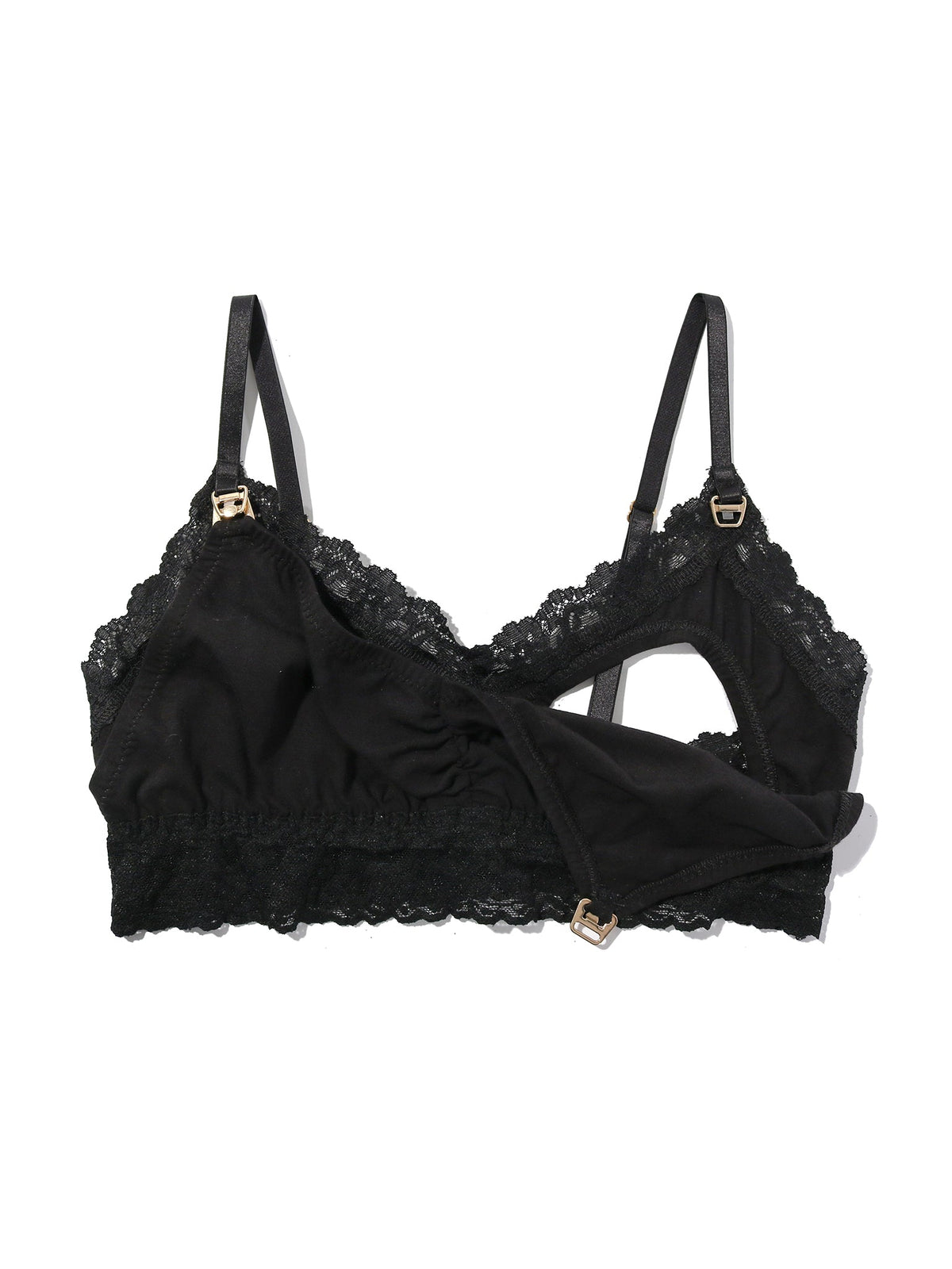 Hanky Panky Supima Cotton® Nursing Bralette Black Sale