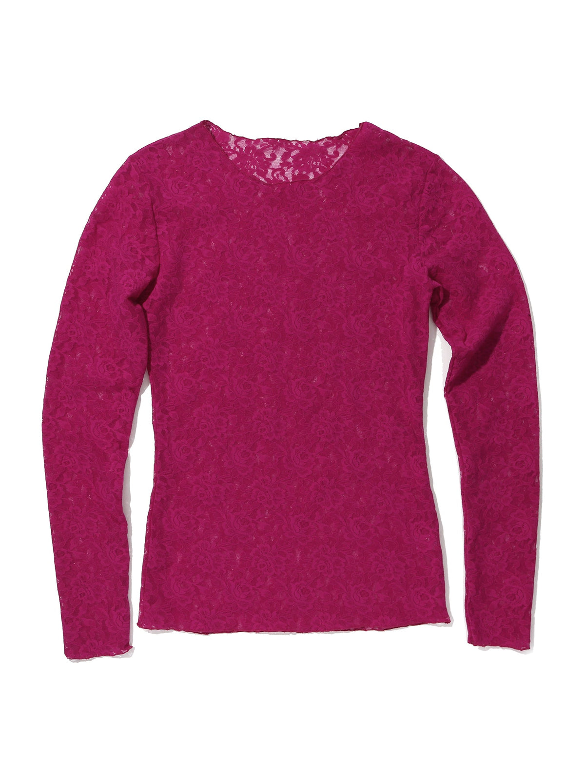 Hanky Panky Signature Lace® Long Sleeve Top From The Vine Red