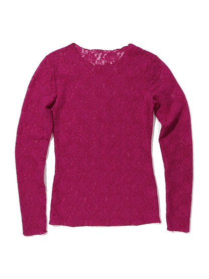 Hanky Panky Signature Lace® Long Sleeve Top From The Vine Red