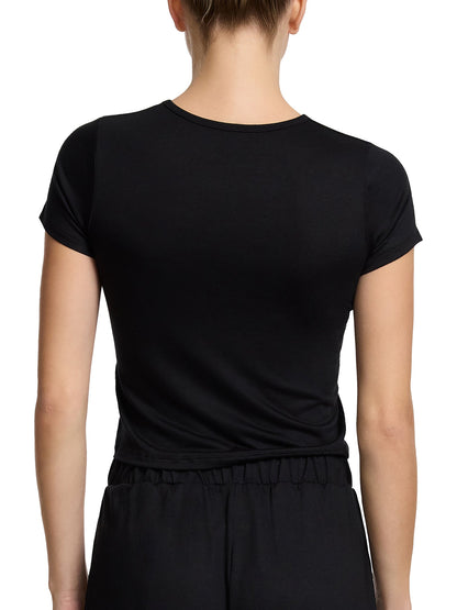 Hanky Panky Unwind Baby Tee Black