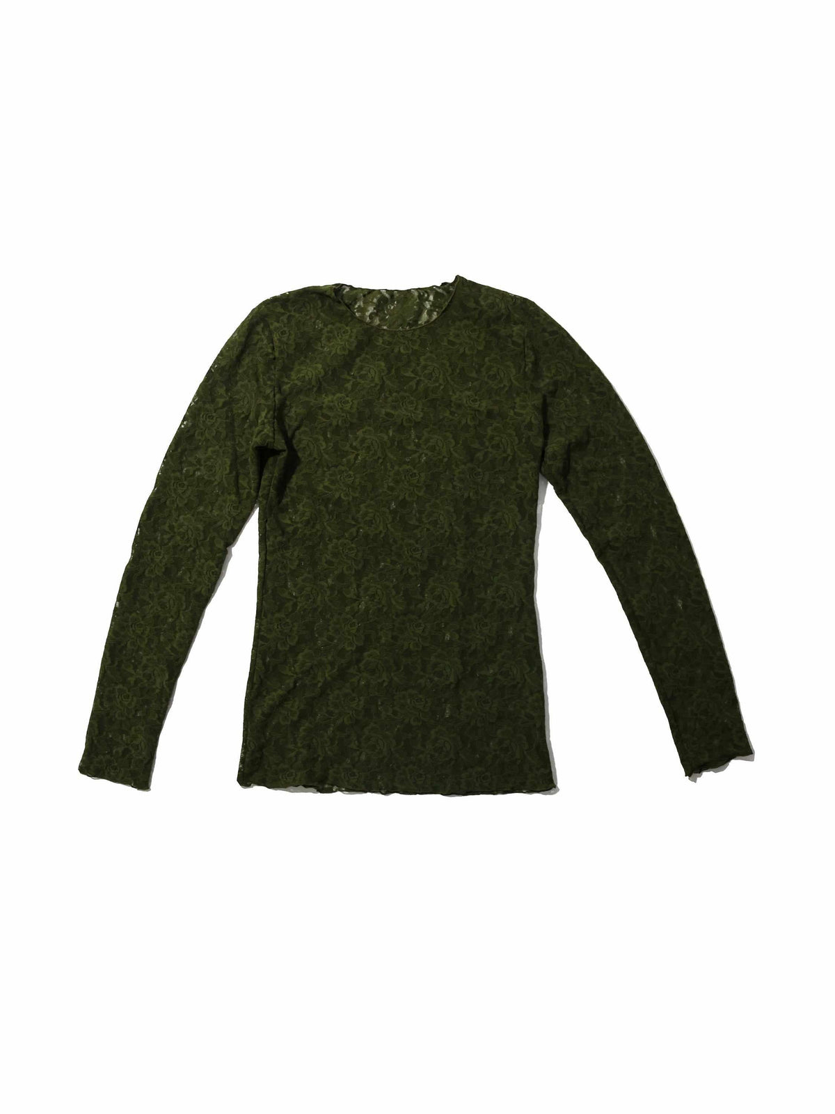 Hanky Panky Signature Lace® Long Sleeve Top Woodland Green Sale