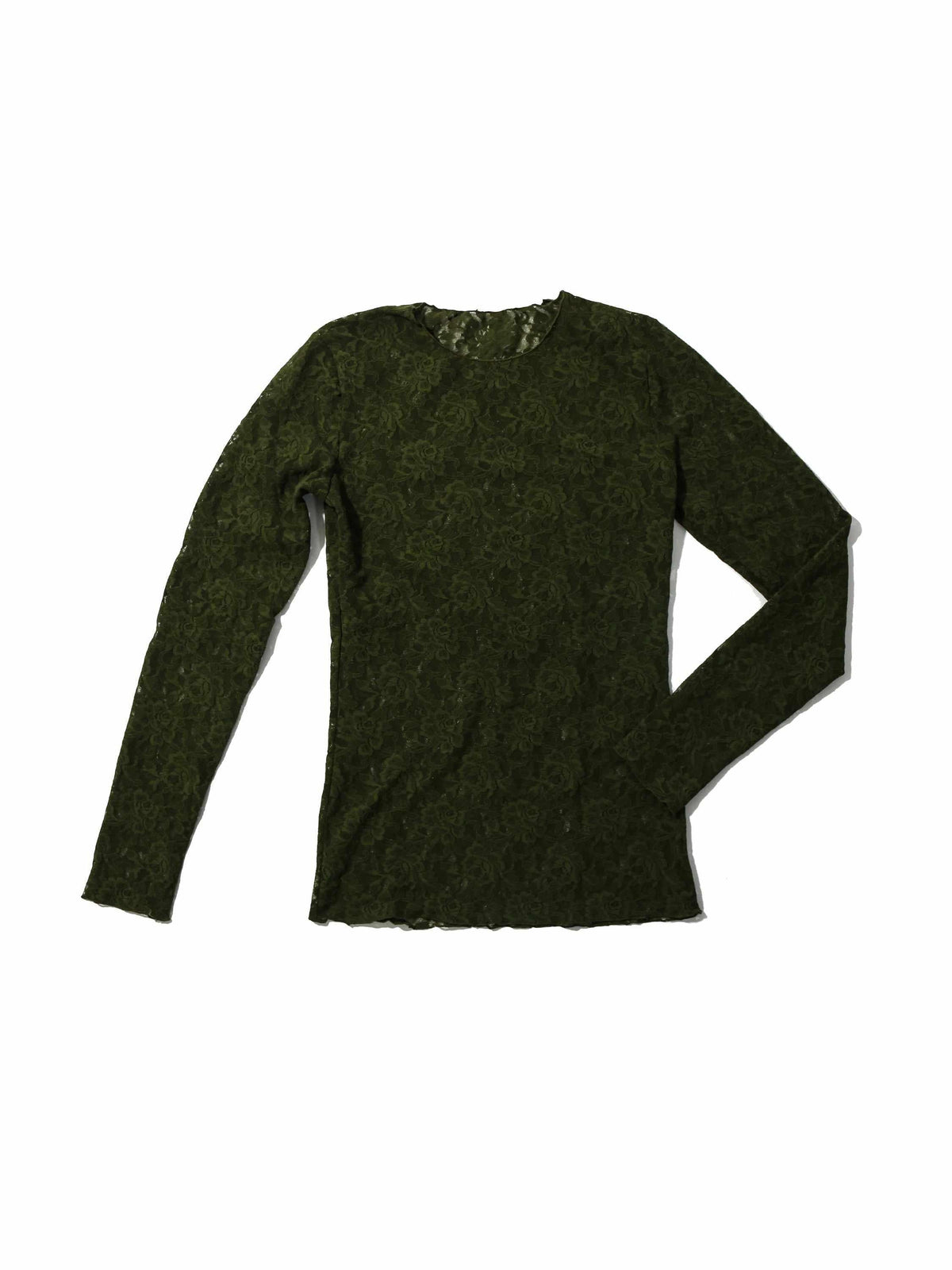 Hanky Panky Signature Lace® Long Sleeve Top Woodland Green Sale