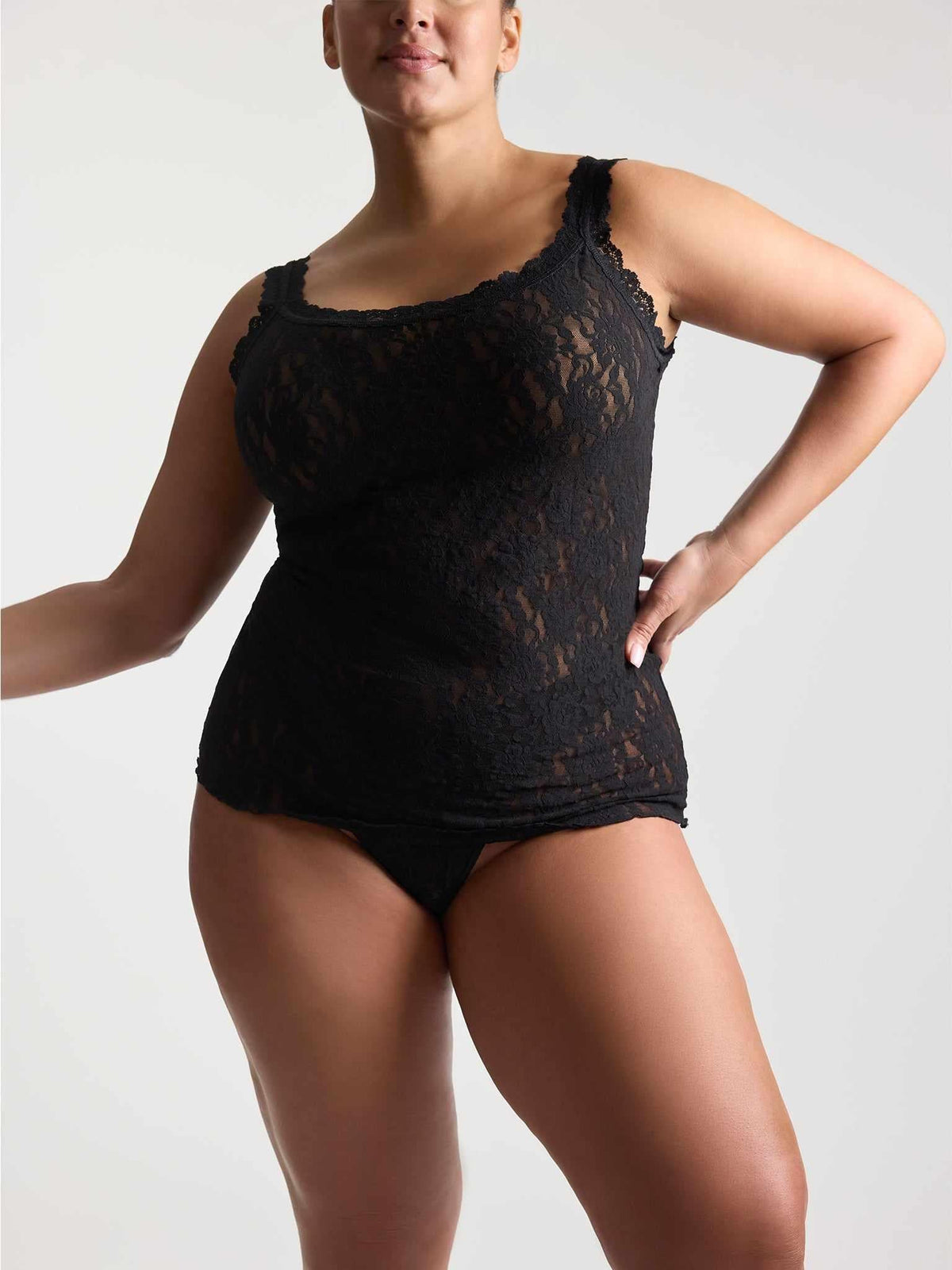 Hanky Panky Plus Size Signature Lace® Classic Cami Black