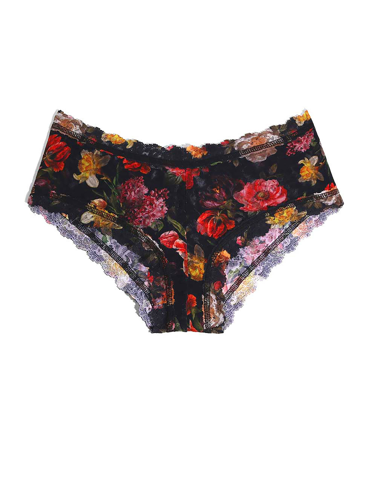 Hanky Panky Printed Signature Lace® Boyshort Moonlit Black Floral