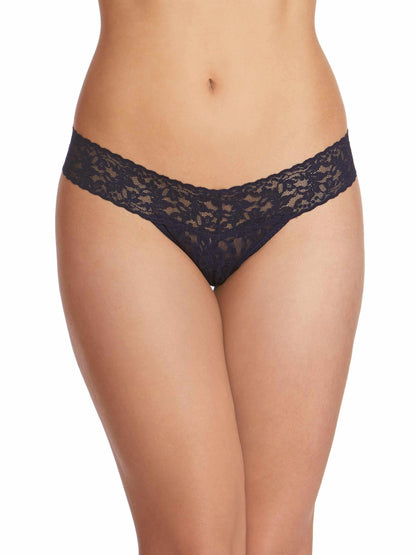 Hanky Panky The Whole Drawer 5 Pack Signature Lace® Low Rise Thongs In Printed Box