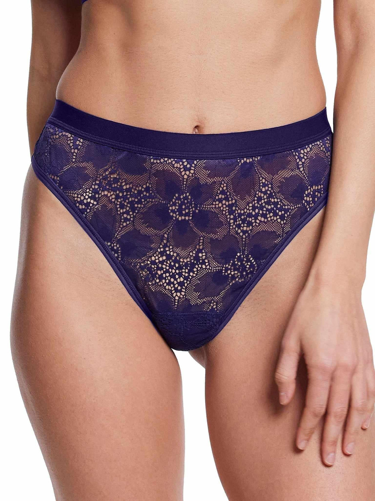 Hanky Panky &oh™ Tropical Storm Thong Summer Rain Purple Sale