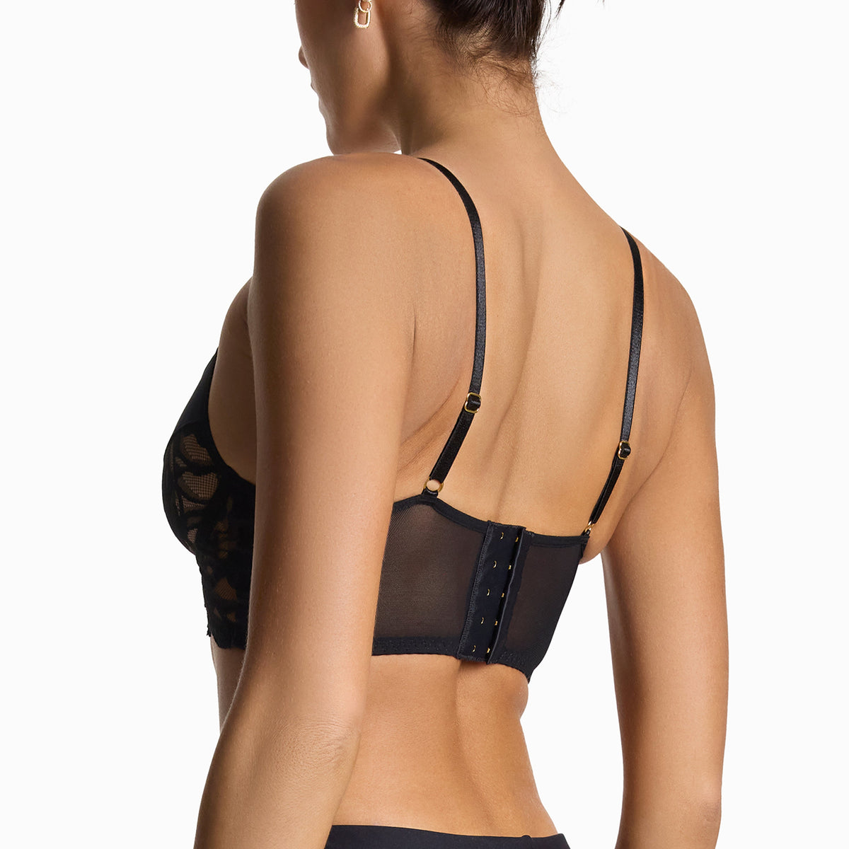 Hanky Panky Lexi Wood X Hanky Panky Tiffany Unlined Bra Black Sale