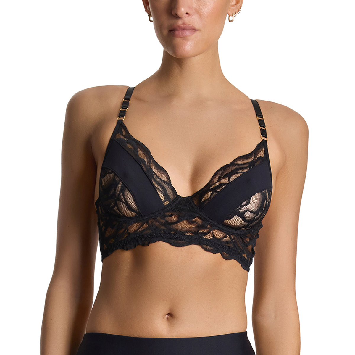 Hanky Panky Lexi Wood X Hanky Panky Tiffany Unlined Bra Black Sale