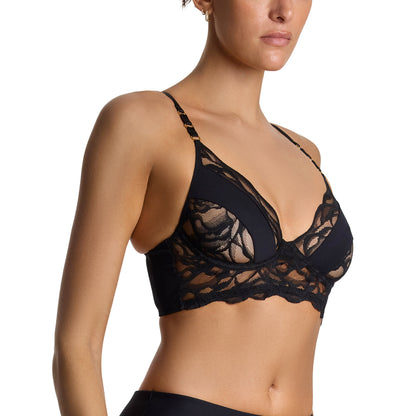 Hanky Panky Lexi Wood X Hanky Panky Tiffany Unlined Bra Black Sale
