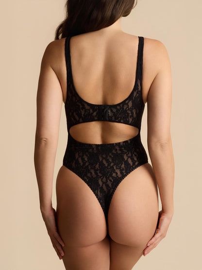 Hanky Panky Signature Lace® Underwire Bodysuit Black