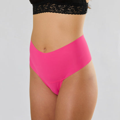 Hanky Panky BreatheSoft™ High Rise Thong Provocative Pink