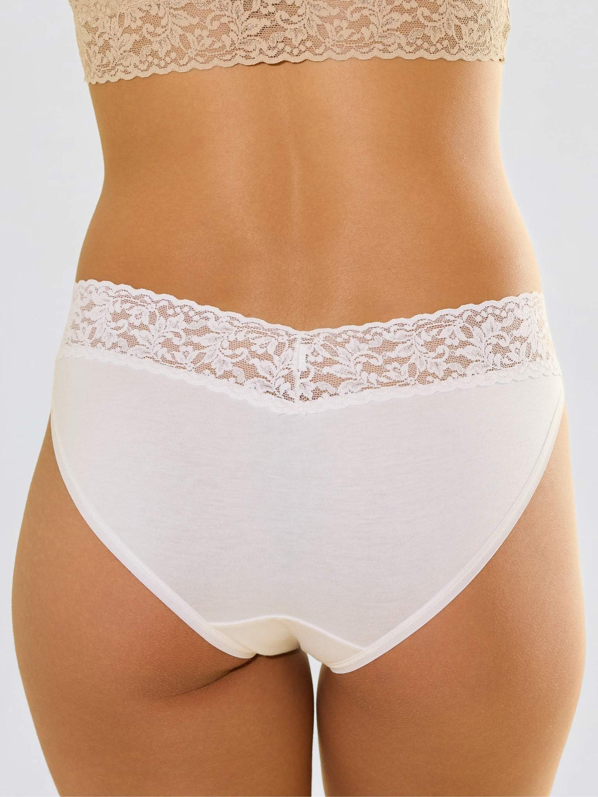 Hanky Panky Supima® Cotton V-kini White