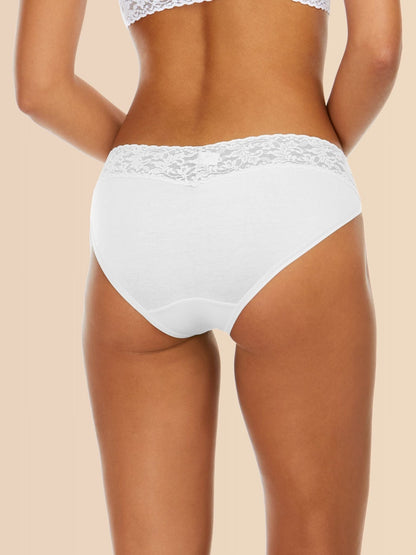 Hanky Panky Supima® Cotton V-kini White