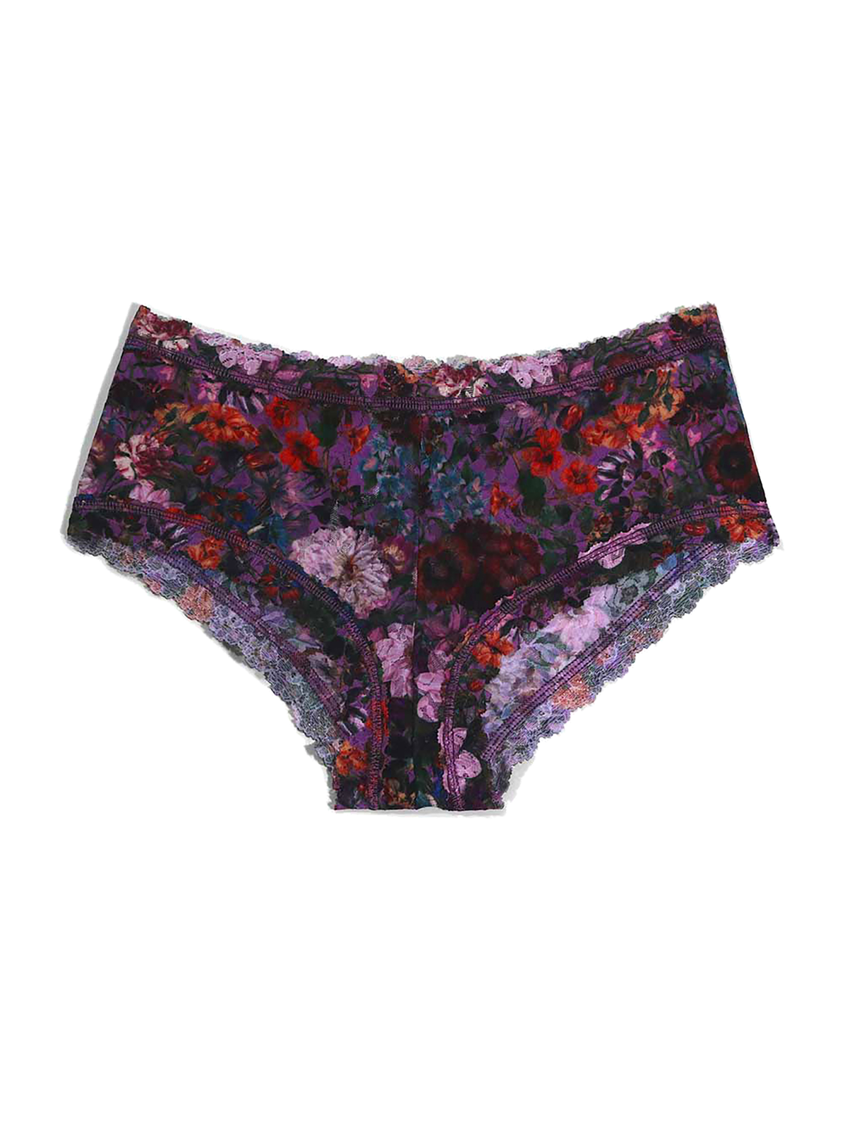 Hanky Panky Printed Signature Lace® Boyshort Perennial Purple Floral