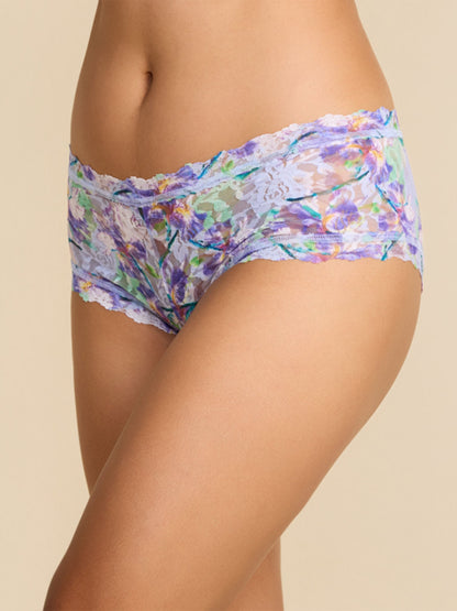 Hanky Panky Printed Signature Lace® Boyshort Floral Pleinair Blue