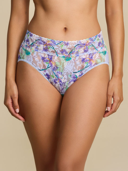 Hanky Panky Printed Signature Lace® French Brief Floral Pleinair Blue