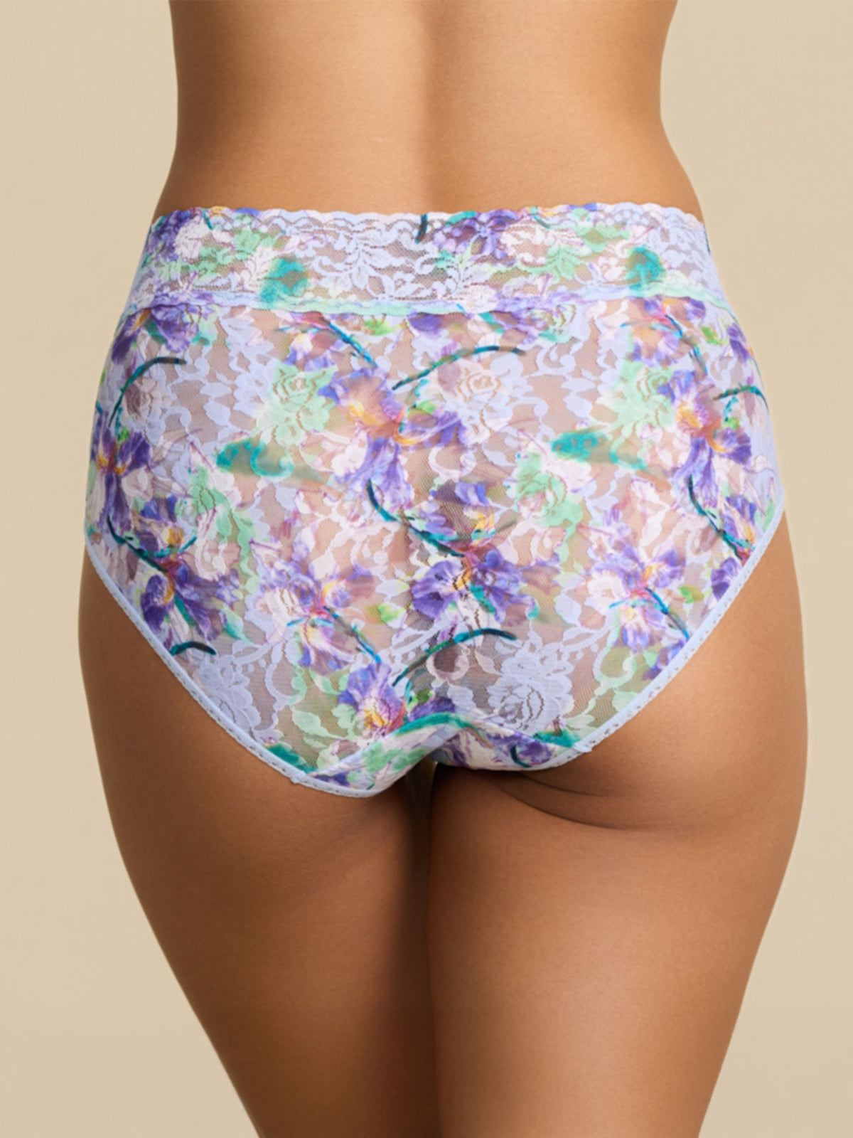 Hanky Panky Printed Signature Lace® French Brief Floral Pleinair Blue