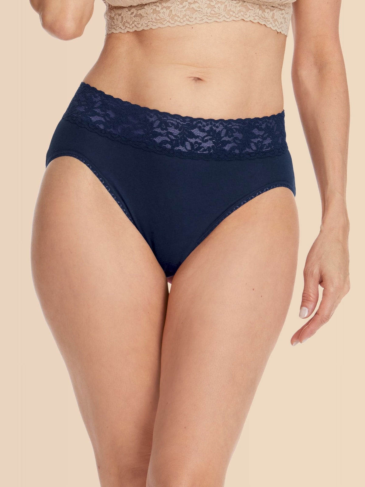 Hanky Panky Supima® Cotton French Brief Navy