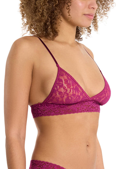 Hanky Panky Flora Lace Padded Bralette Picking Plums Pink Sale