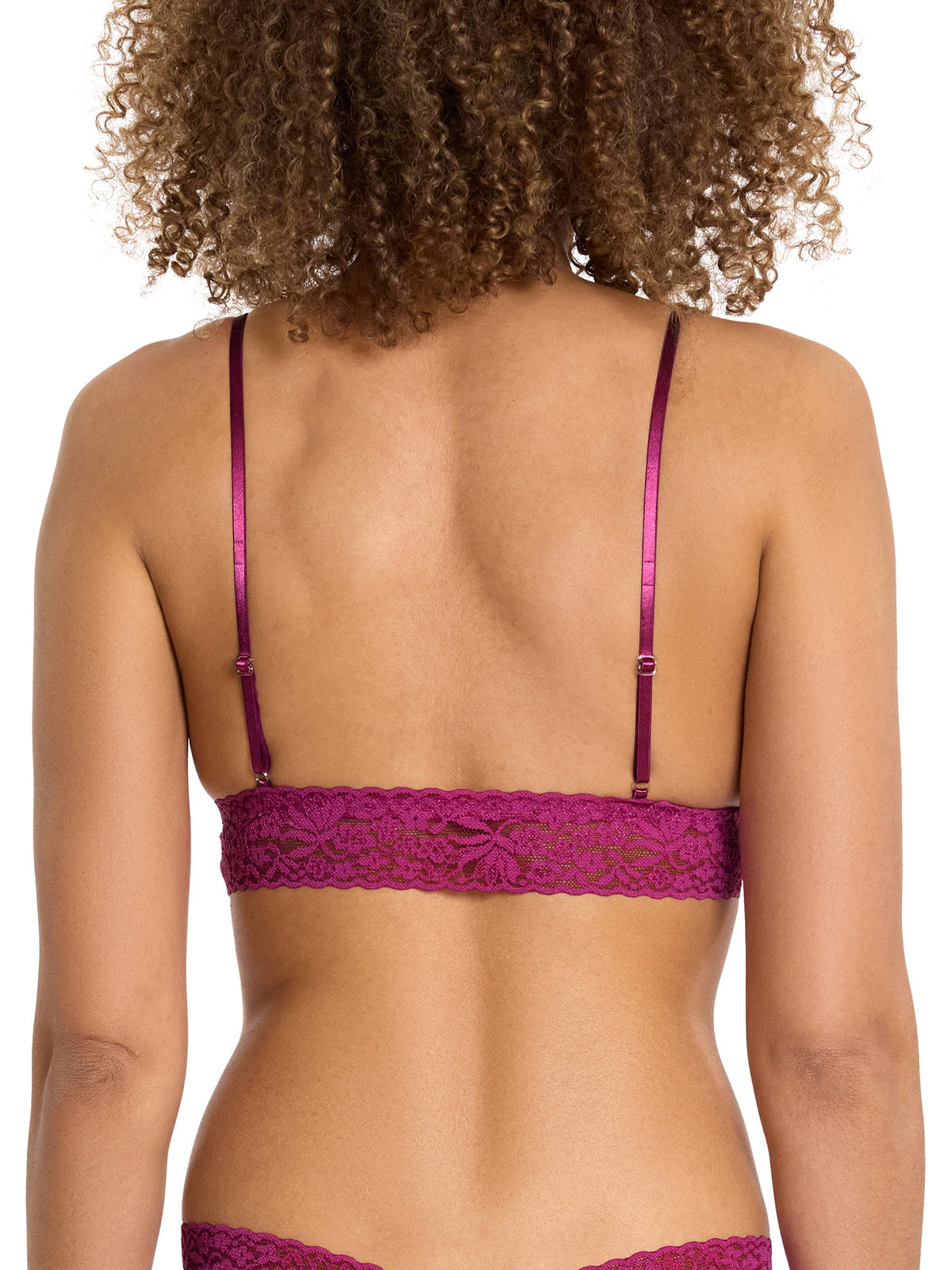 Hanky Panky Flora Lace Padded Bralette Picking Plums Pink Sale