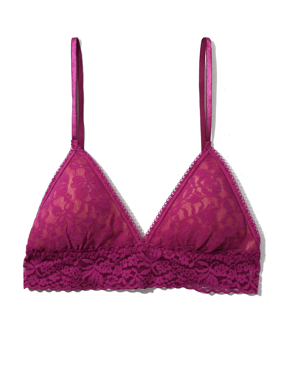 Hanky Panky Flora Lace Padded Bralette Picking Plums Pink Sale