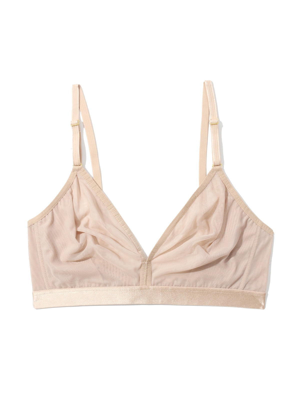 Hanky Panky Mesh Triangle Bralette Chai Sale