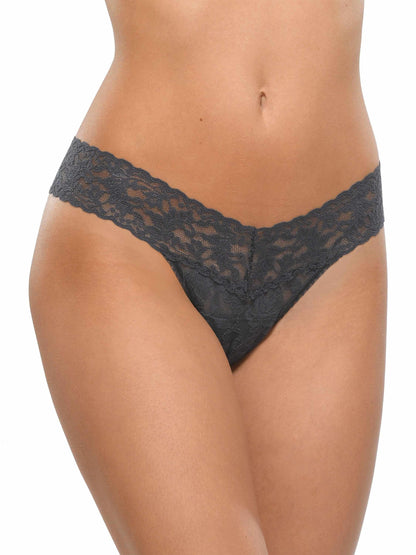 Hanky Panky Golden Hour 5 Pack Signature Lace® Low Rise Thongs In Printed Box