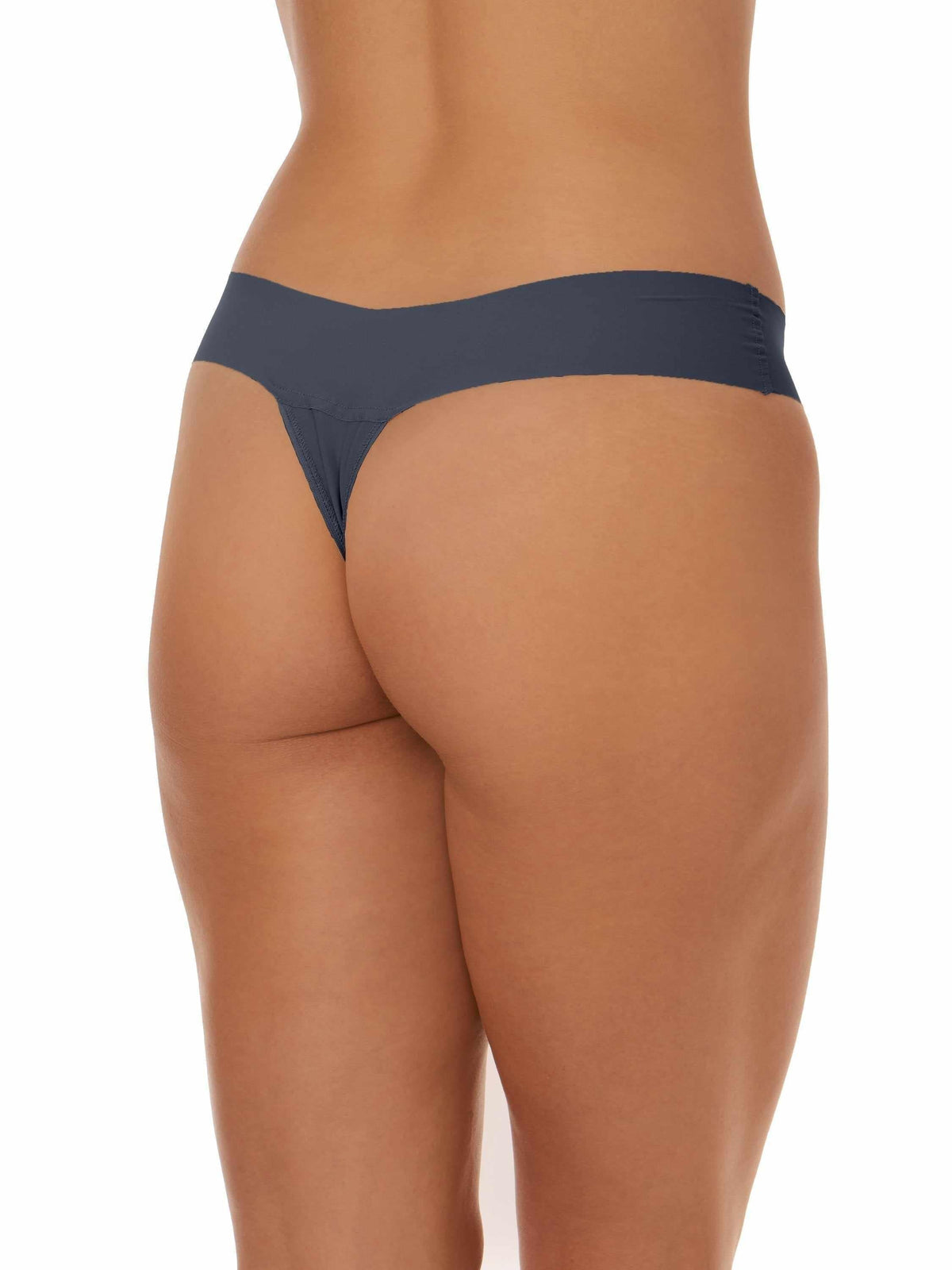 Hanky Panky BreatheSoft™ Natural Rise Thong Granite Grey