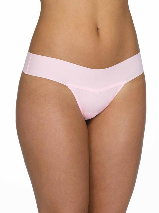 Hanky Panky BreatheSoft™ Natural Rise Thong Bliss Pink