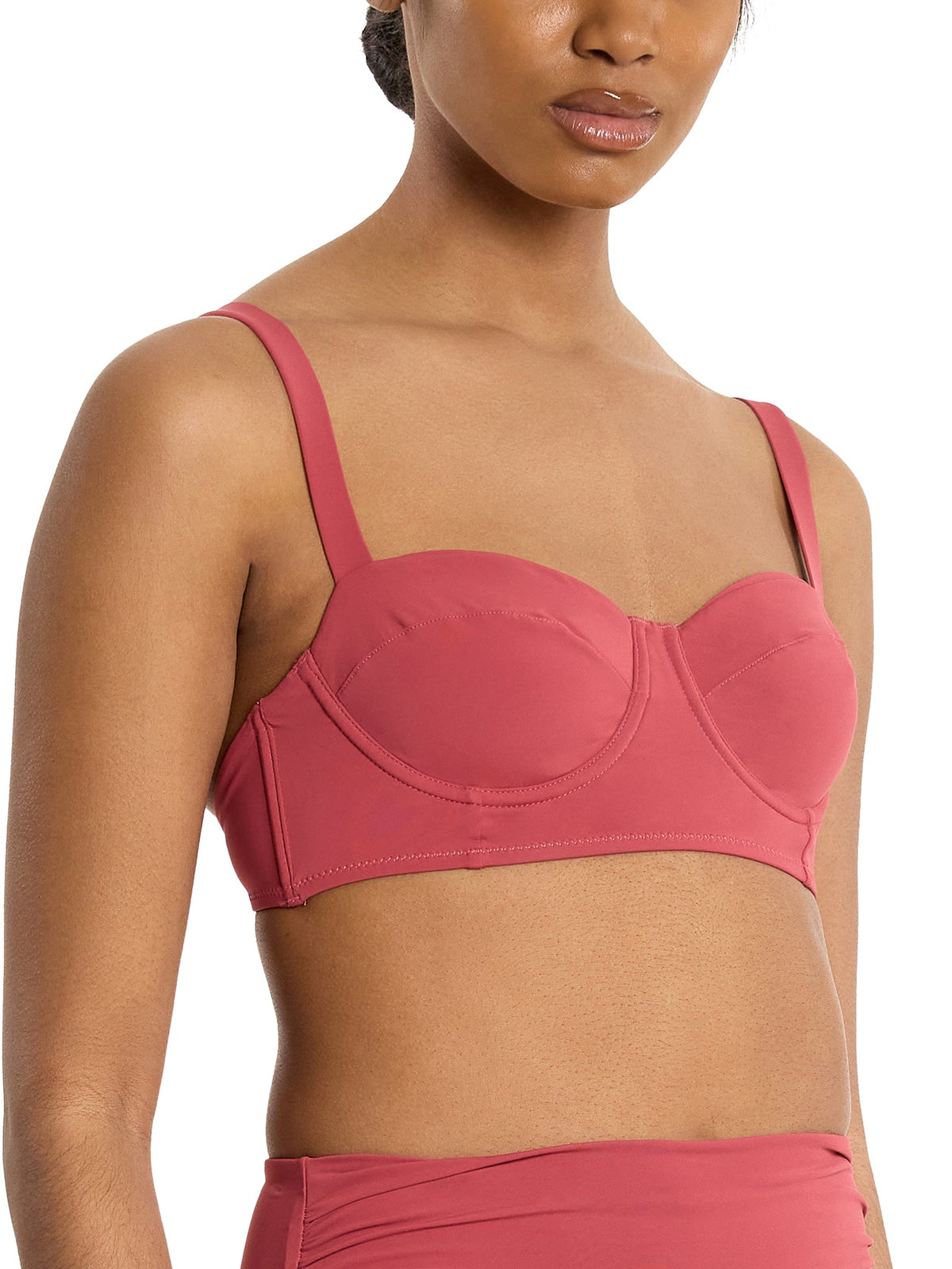 Hanky Panky Balconette Bikini Swimsuit Top Sunbaked Red Sale