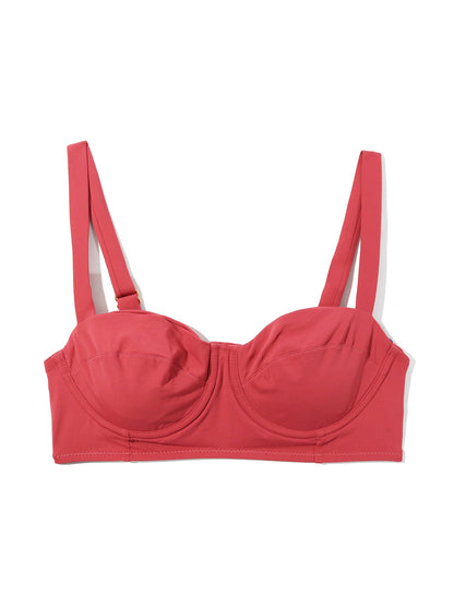 Hanky Panky Balconette Bikini Swimsuit Top Sunbaked Red Sale
