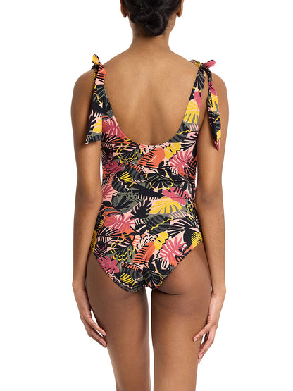 Hanky Panky Ruched Bow One Piece Swimsuit Palm Springs Sale
