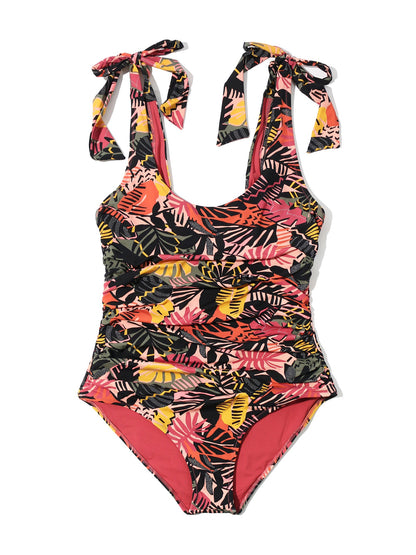 Hanky Panky Ruched Bow One Piece Swimsuit Palm Springs Sale