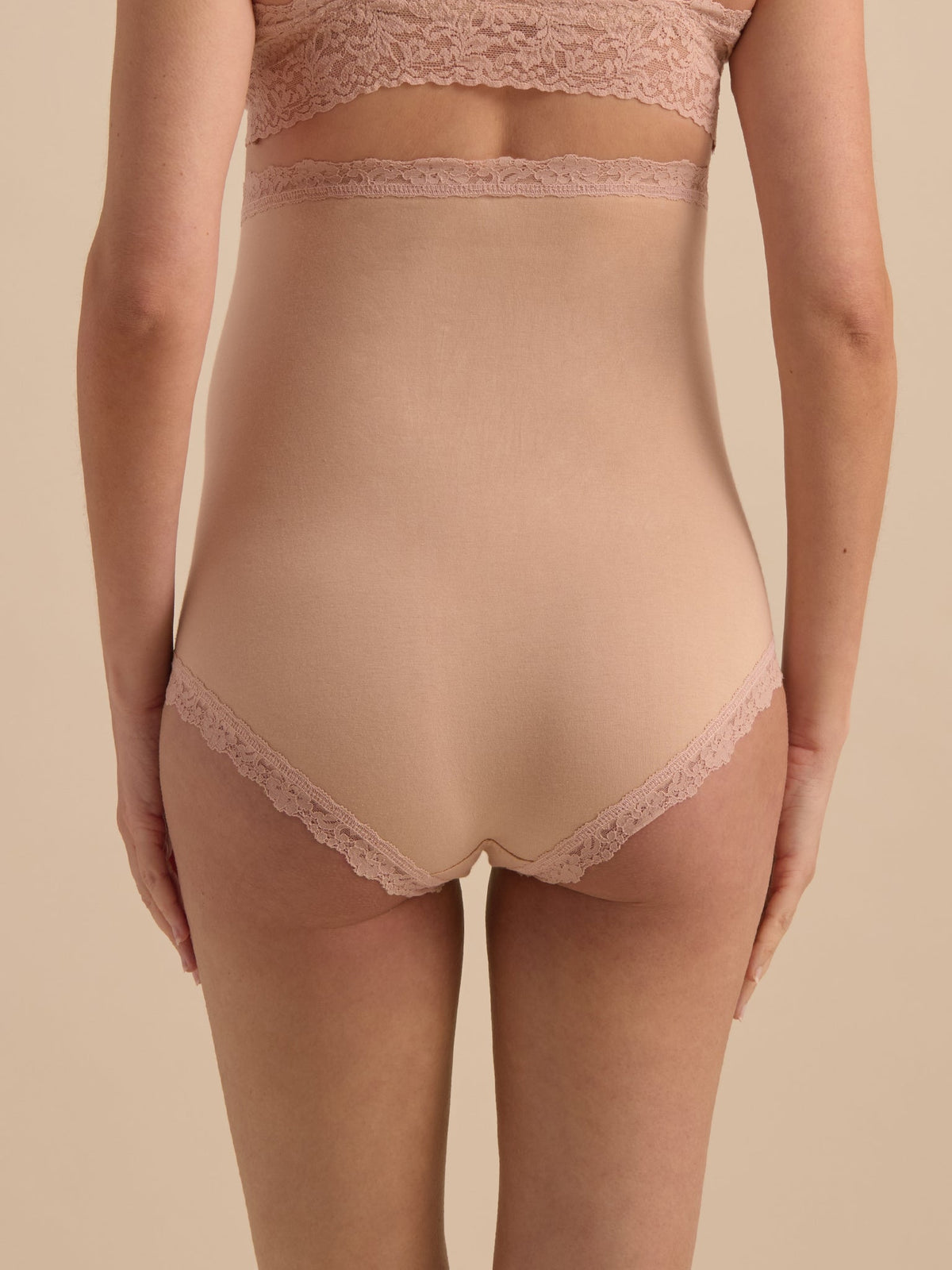Hanky Panky Supima® Cotton Maternity Over The Bump Boyshort Chai Sale