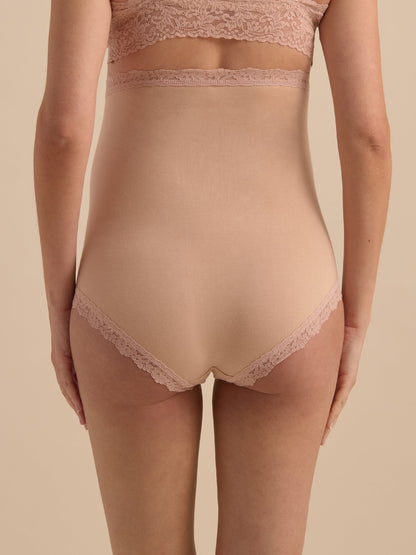 Hanky Panky Supima® Cotton Maternity Over The Bump Boyshort Chai Sale