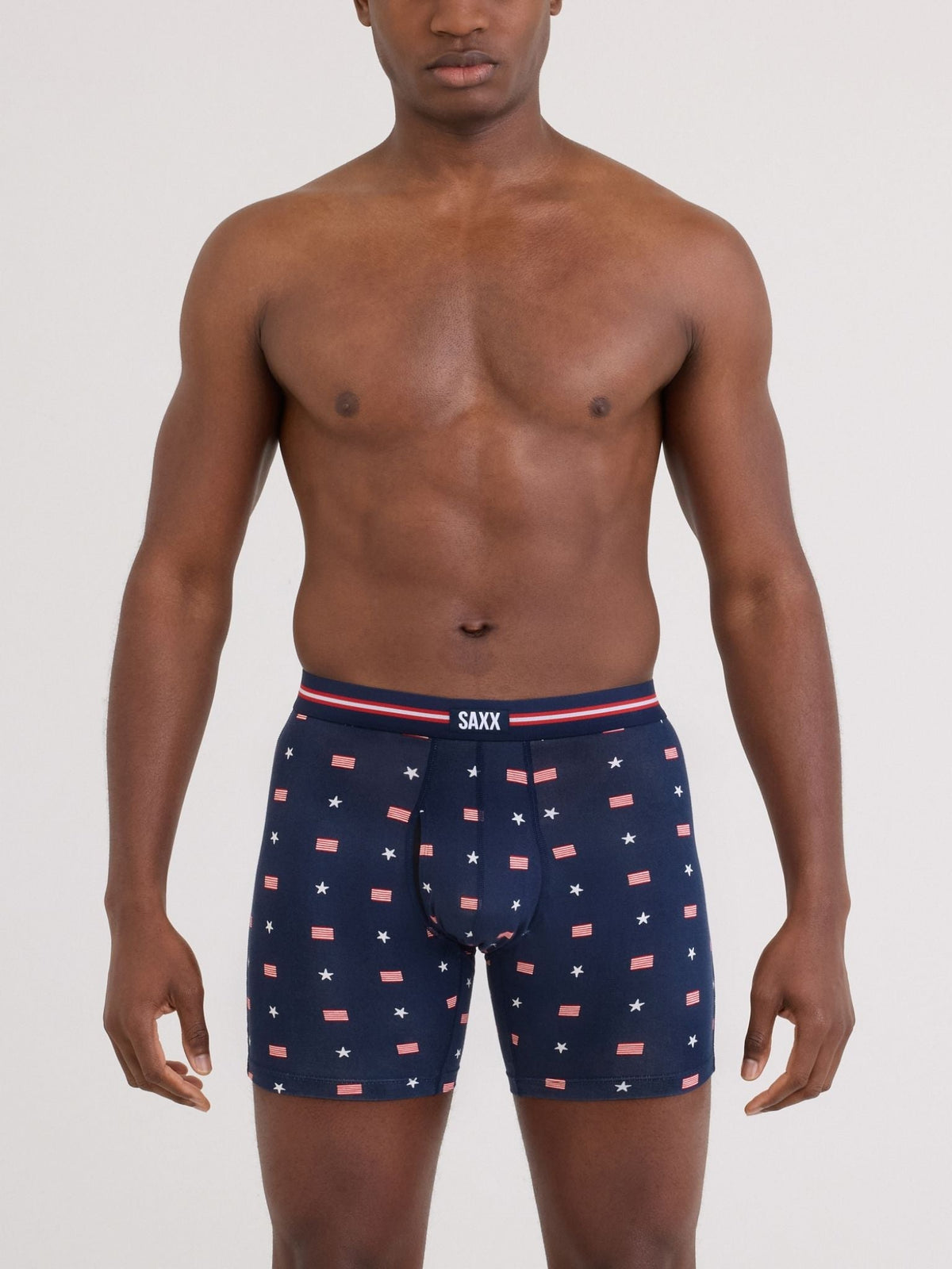 Hanky Panky Signature Lace® Low Rise Thong And SAXX Super Soft Vibe Boxer Brief USA Signet-Maritime