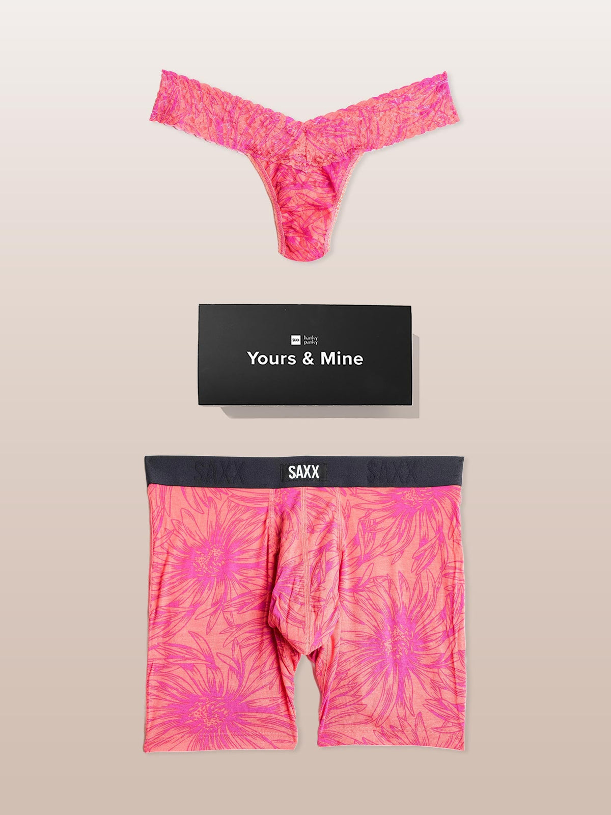 Hanky Panky Signature Lace® Low Rise Thong And Saxx Super Soft Vibe B
