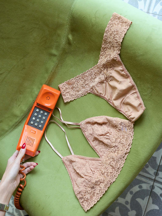 Hanky Panky Supima® Cotton Original Rise Thong Sun Tan